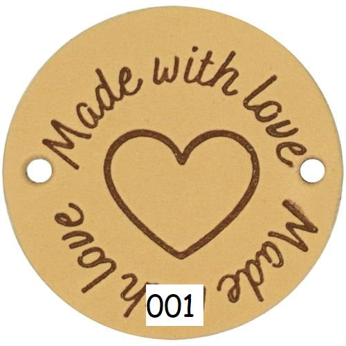 Made with love round label kosse nanat khar kosse