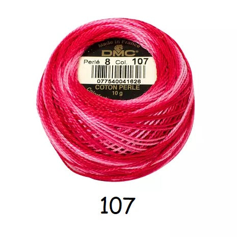 DMC Coton Perlé no.8 kosse nanat khar kosse