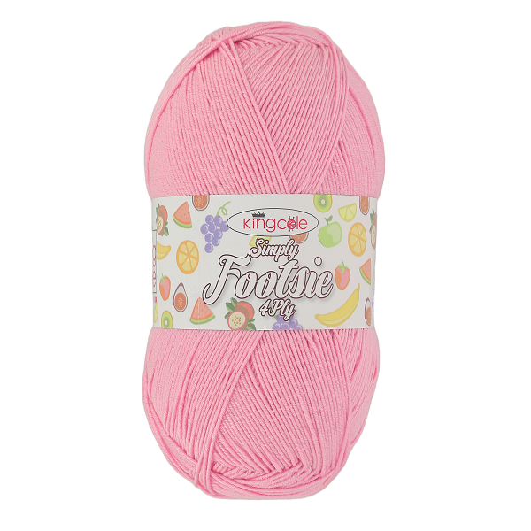 King Cole Footsie 4 Ply solids kosse nanat khar kosse