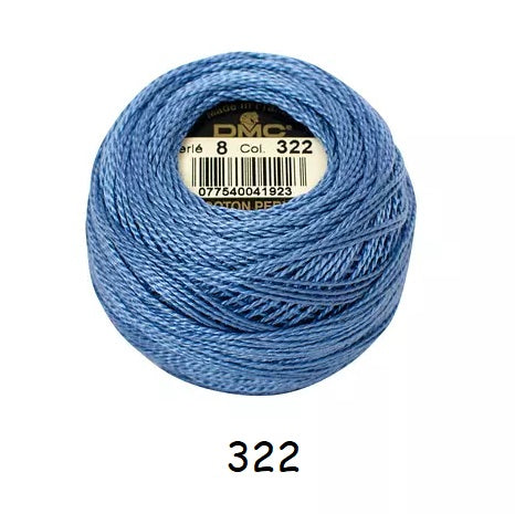 DMC Coton Perlé no.8 kosse nanat khar kosse