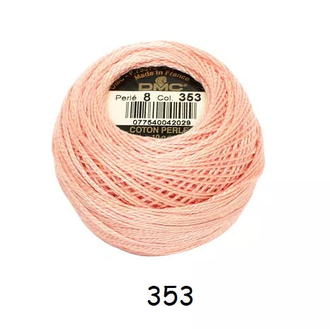 DMC Coton Perlé no.8 kosse nanat khar kosse