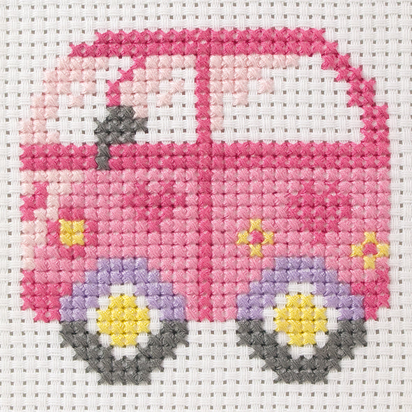 Anchor 1st Counted Cross Stitch Campervan kosse nanat khar kosse