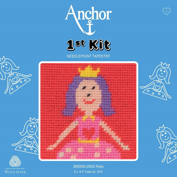 Anchor 1st Tapestry Kit Ruby kosse nanat khar kosse
