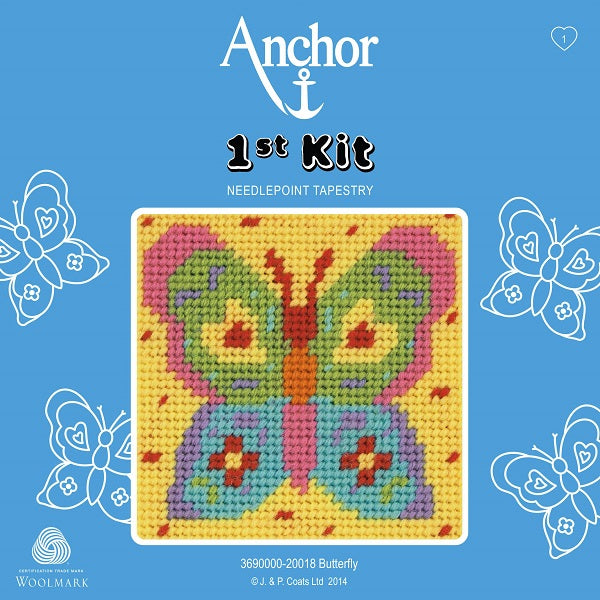 Anchor 1st Tapestry Kit Butterfly kosse nanat khar kosse