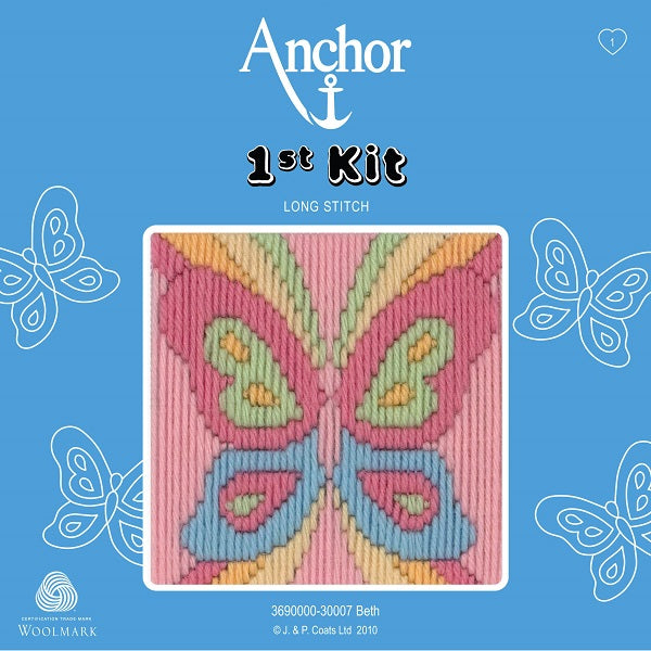 Anchor 1st Long Stitch Kit Beth kosse nanat khar kosse