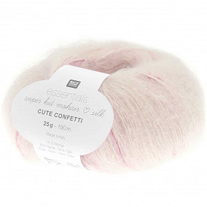 Rico Essentials Super Kid Mohair Loves Silk Cute Confetti