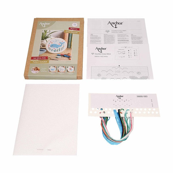 Anchor Under the Sea Whale Counted Cross Stitch Kit kosse nanat khar kosse