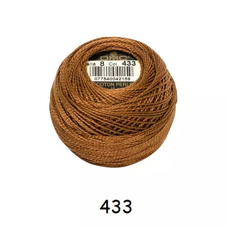 DMC Coton Perlé no.8 kosse nanat khar kosse