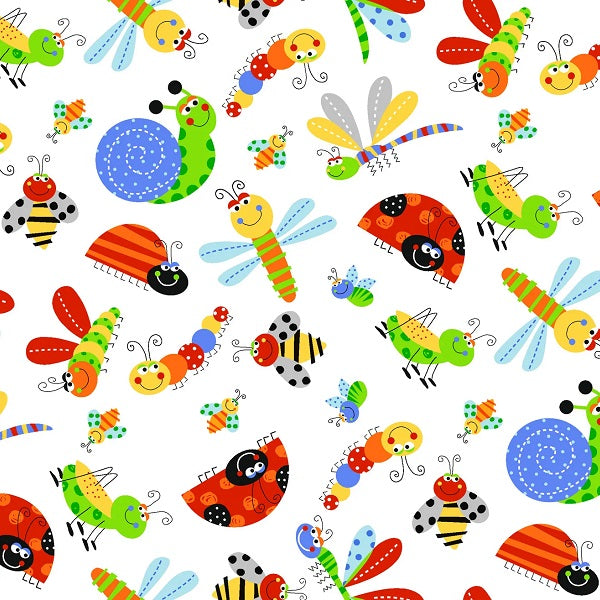 Fun Flannel Bugs kosse nanat khar kosse