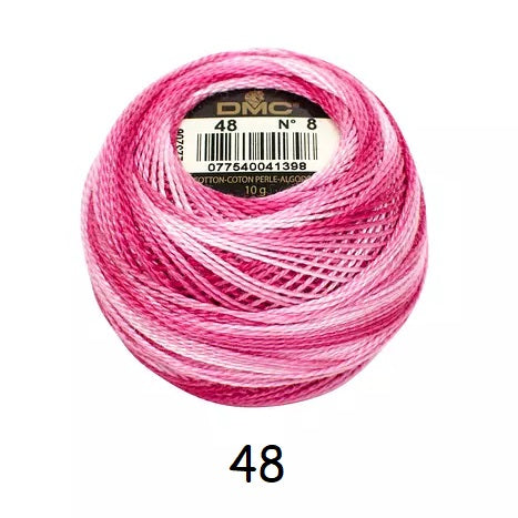 DMC Coton Perlé no.8 kosse nanat khar kosse
