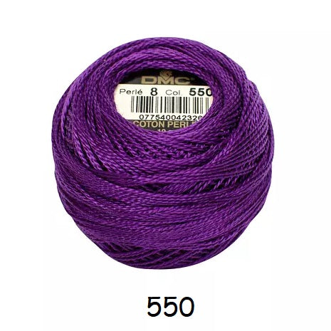 DMC Coton Perlé no.8 kosse nanat khar kosse