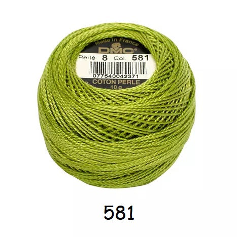 DMC Coton Perlé no.8 kosse nanat khar kosse