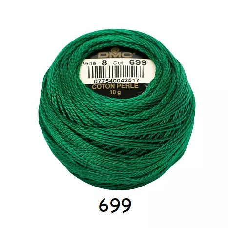DMC Coton Perlé no.8 kosse nanat khar kosse
