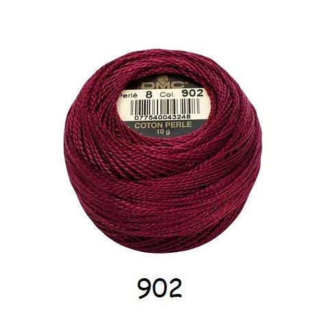 DMC Coton Perlé no.8 kosse nanat khar kosse