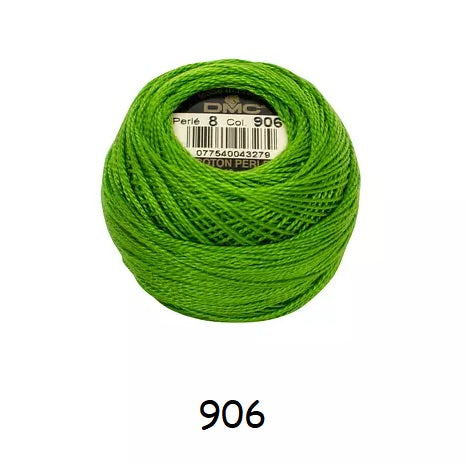 DMC Coton Perlé no.8 kosse nanat khar kosse