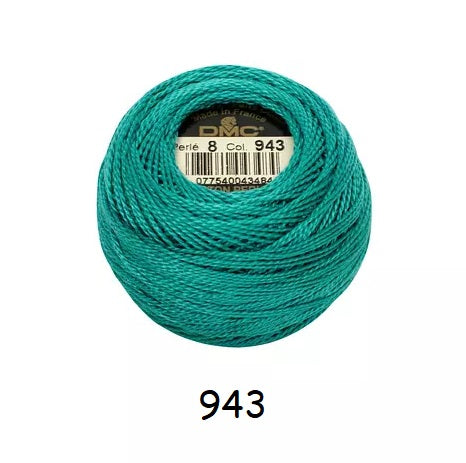 DMC Coton Perlé no.8 kosse nanat khar kosse