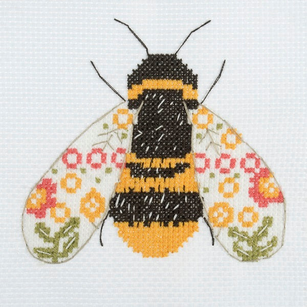 Trimits Bee Mini Counted Cross Stitch Kit kosse nanat khar kosse