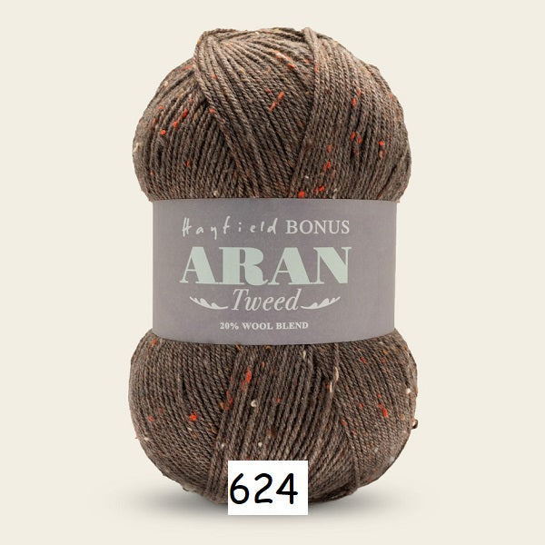 Hayfield Bonus Tweed with Wool Aran kosse nanat khar kosse