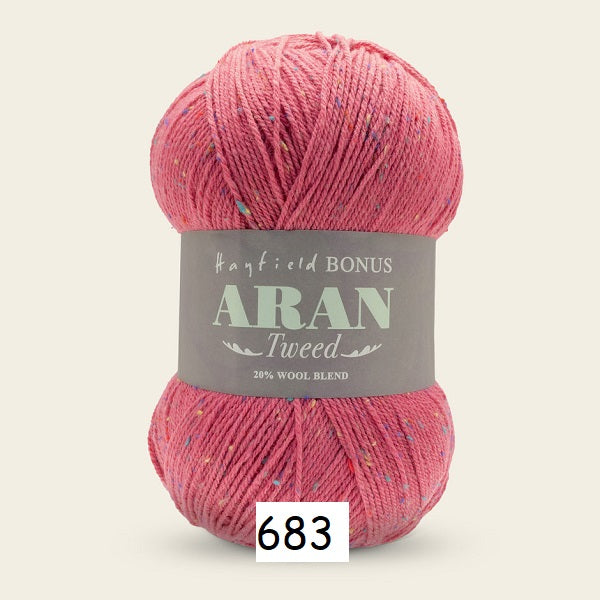 Hayfield Bonus Tweed with Wool Aran kosse nanat khar kosse