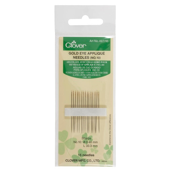 Clover Gold Eye Appliqué Needles kosse nanat khar kosse