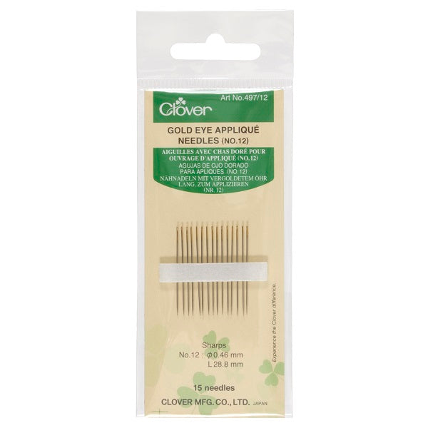 Clover Gold Eye Appliqué Needles kosse nanat khar kosse