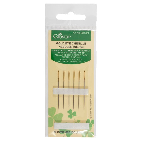 Clover Gold Eye Chenille Needles kosse nanat khar kosse