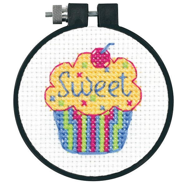Cupcakes Learn-a-Craft Counted Cross Stitch Kit kosse nanat khar kosse