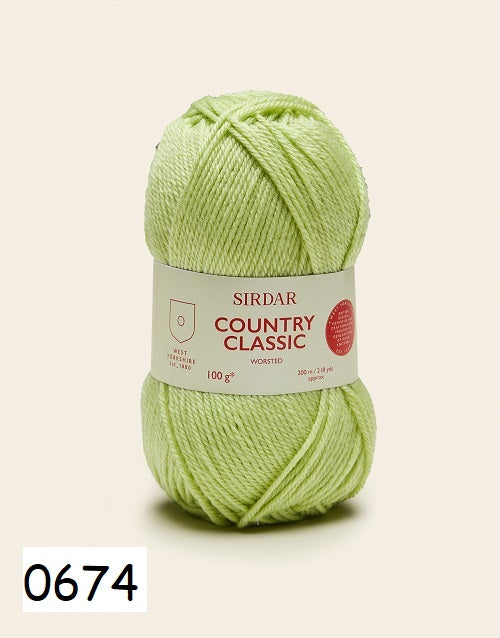 Sirdar Country Classic worsted kosse nanat khar kosse