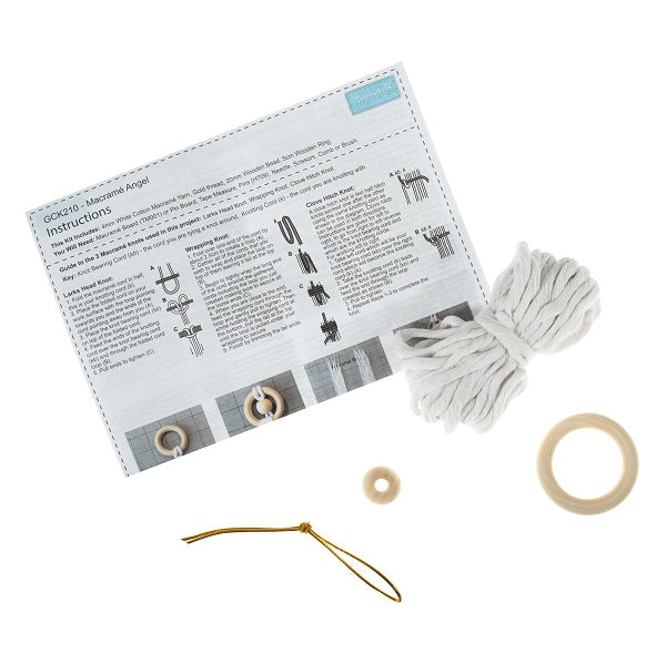 Angel Macramé Kit kosse nanat khar kosse