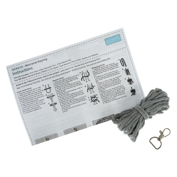 Keyring Macramé Kit kosse nanat khar kosse