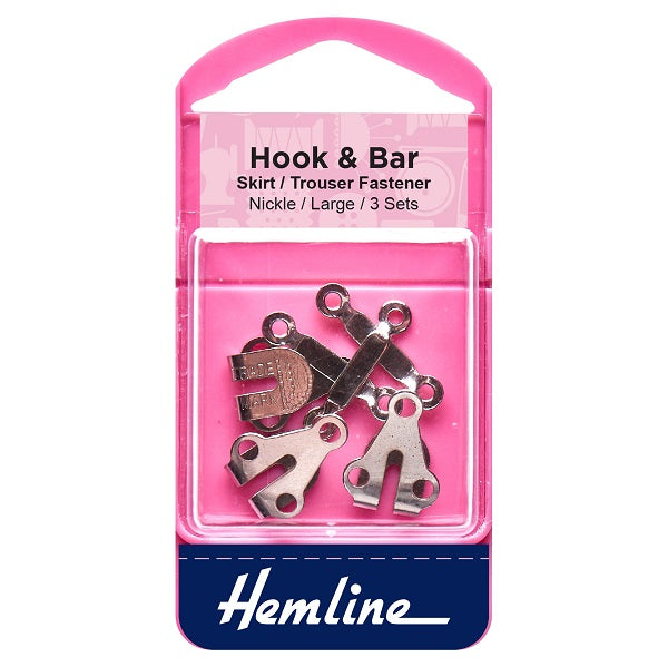 Hemline Hook and Bar Silver kosse nanat khar kosse