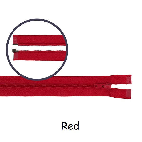 Nylon Open End Zip kosse nanat khar kosse
