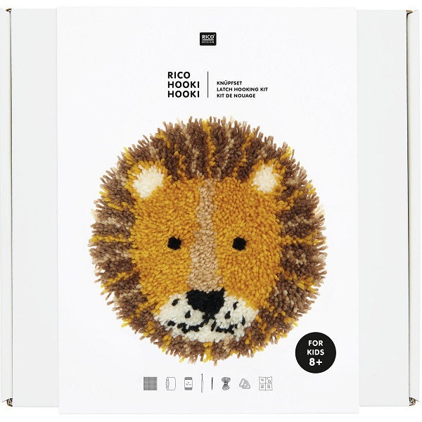 Rico Lion Latch Hook set kosse nanat khar kosse