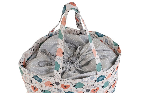 Hobby Craft Drawstring Craft Bag (L) Knit Happens kosse nanat khar kosse