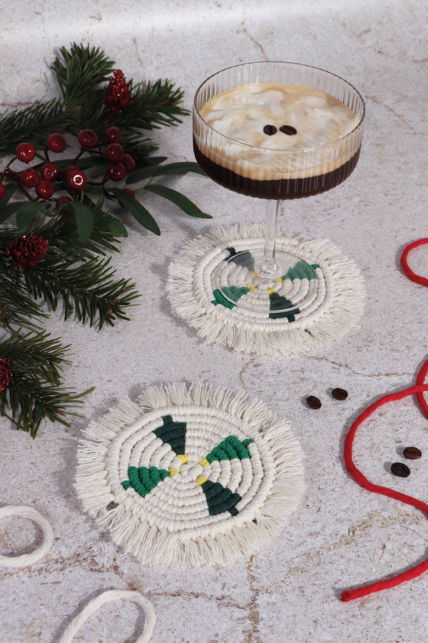 Trimits Coaster set Macramé Kit kosse nanat khar kosse