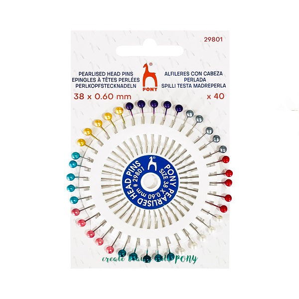 Pony Pearl Head Pins kosse nanat khar kosse