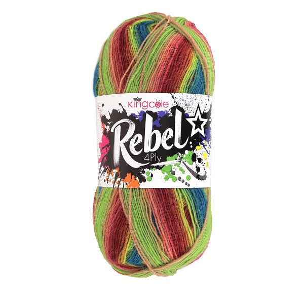 King Cole Rebel 4Ply kosse nanat khar kosse