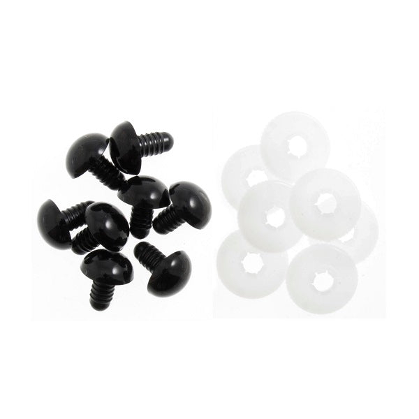Solid Black Toy Eyes Bulk kosse nanat khar kosse