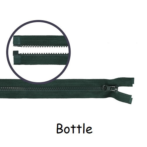 Plastic Open End Zip kosse nanat khar kosse