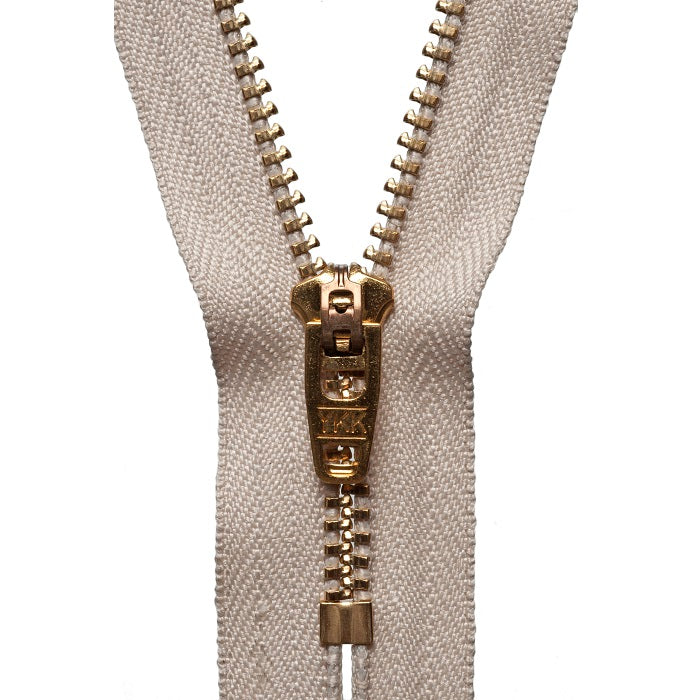 YKK Brass Jeans Zips kosse nanat khar kosse