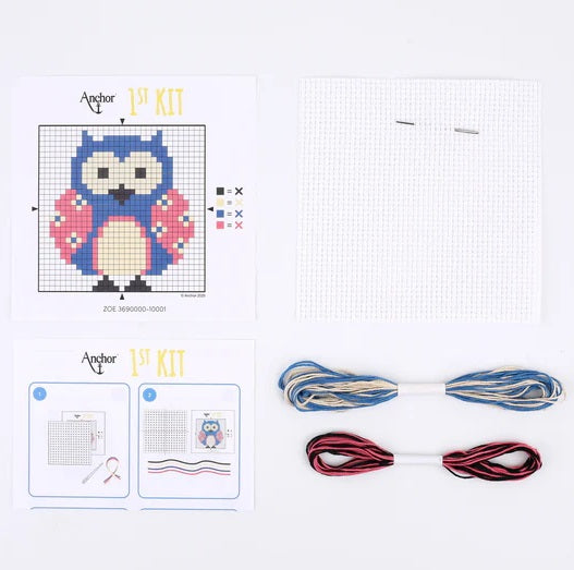 Anchor 1st Counted Cross Sleepy Zoe kosse nanat khar kosse