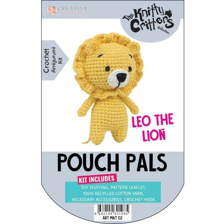 Knitty Critters Leo the Lion kosse nanat khar kosse