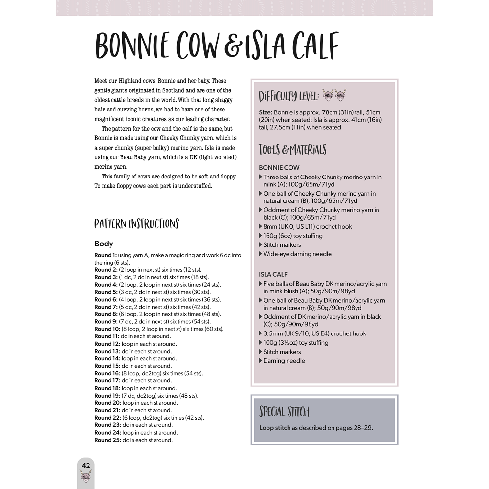 Bonnie the Cow & Friends kosse nanat khar kosse
