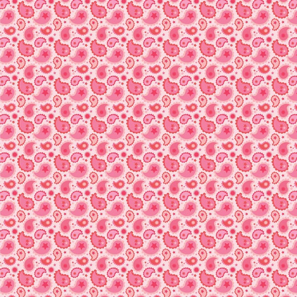 Calico Cowgirls Paisley & Poppies Pink 90460 119 kosse nanat khar kosse