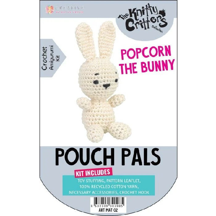 Knitty Critters Popcorn the Bunny kosse nanat khar kosse