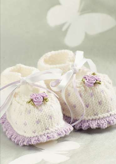 Twenty to make - Knitted Baby Bootees kosse nanat khar kosse