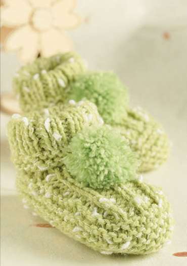 Twenty to make - Knitted Baby Bootees kosse nanat khar kosse