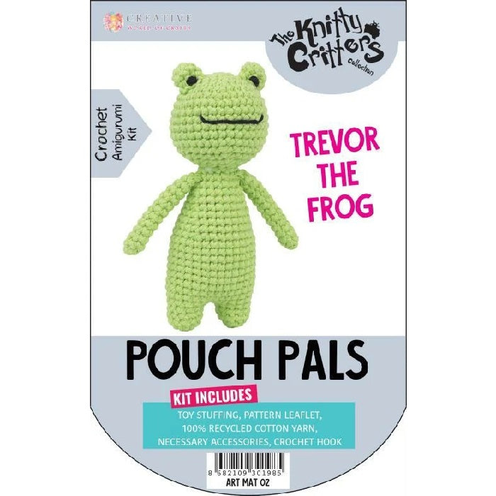 Knitty Critters Trevor the Frog kosse nanat khar kosse