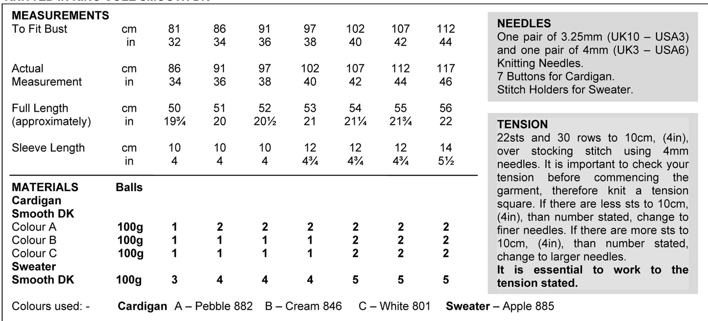 King Cole 3110 kosse nanat khar kosse
