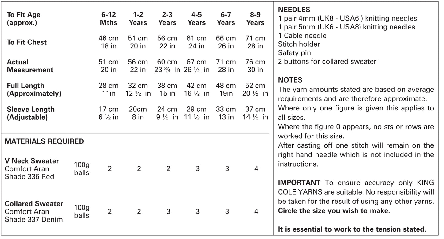 King Cole 3388 kosse nanat khar kosse